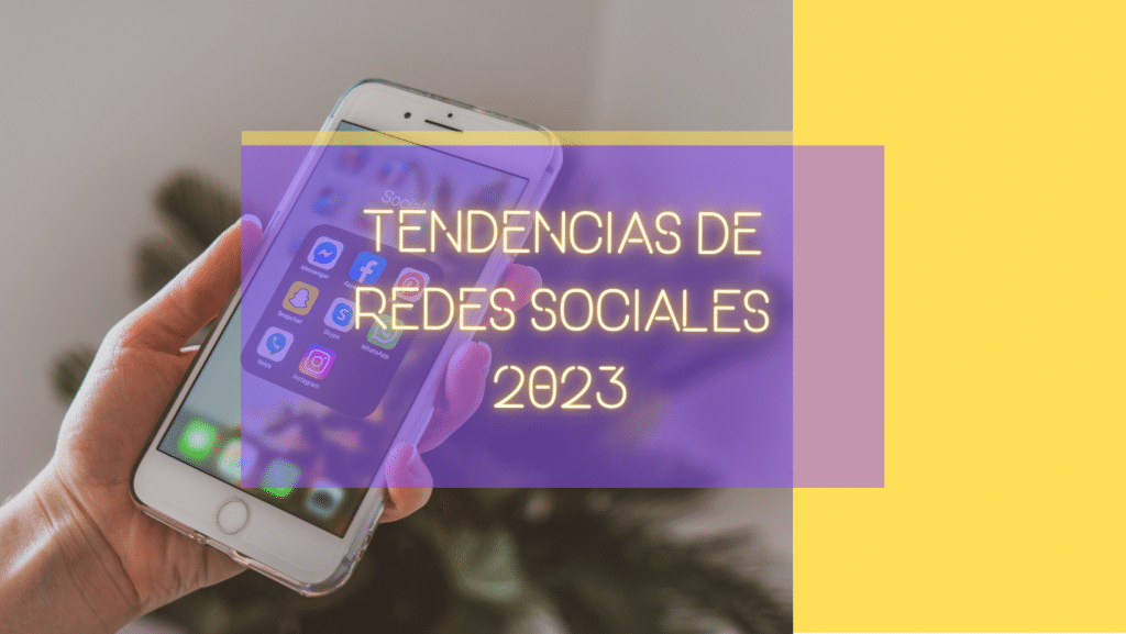 Tendencias de redes sociales 2023: móvil que muestra aplicaciones de redes sociales